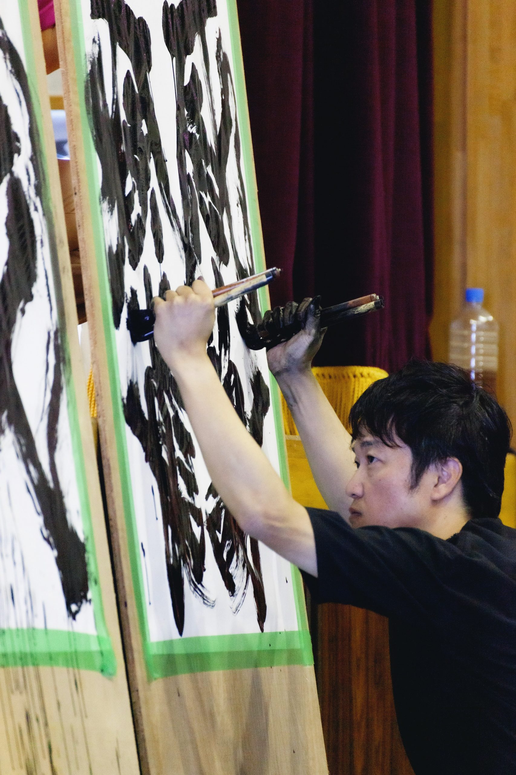 「書道パフォーマンス」(くまもと心療病院様)